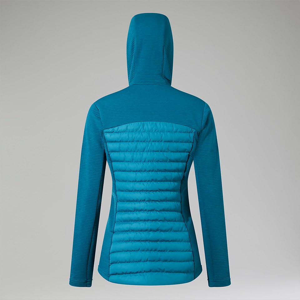 Women's Nula Hybrid Synthetic Insulated Jacket - Turquoise
