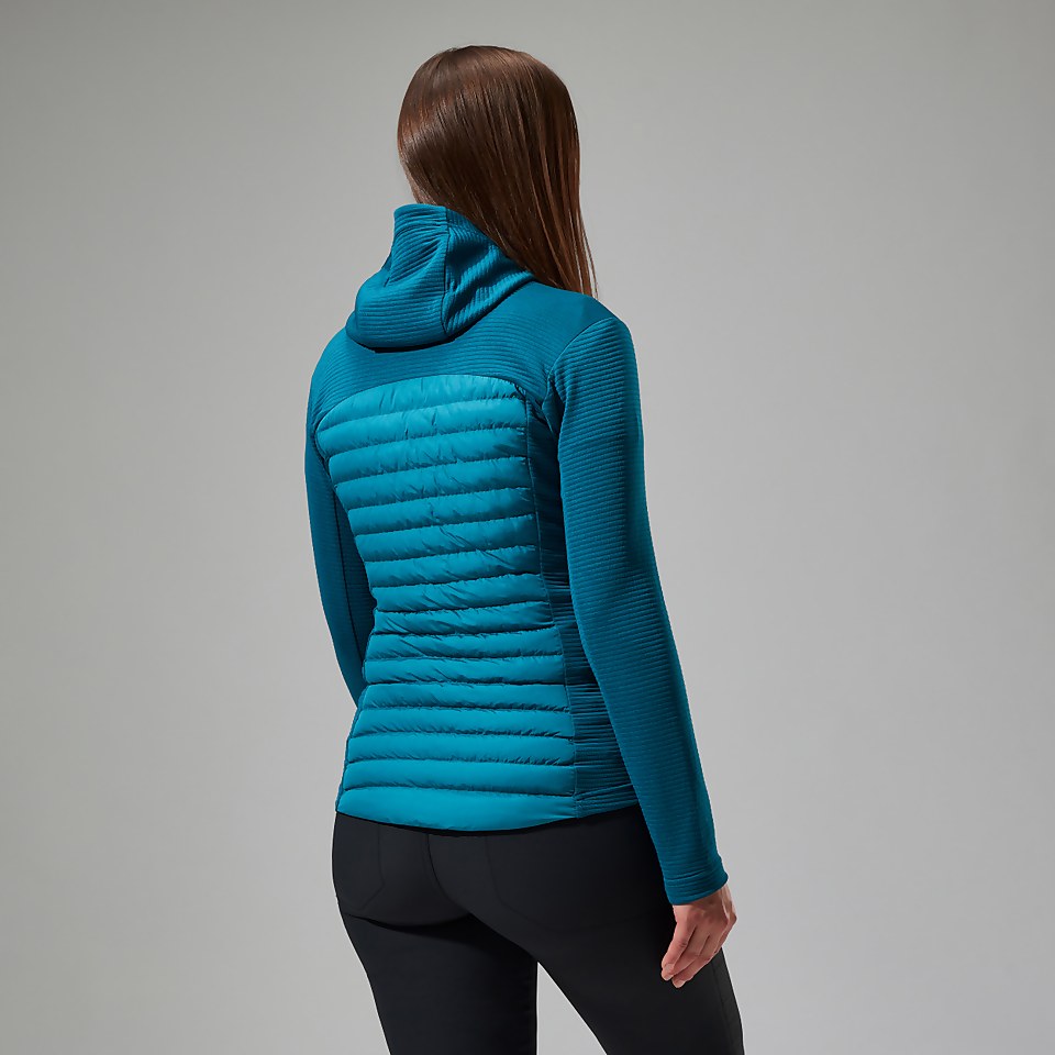 Women's Nula Hybrid Synthetic Insulated Jacket - Turquoise