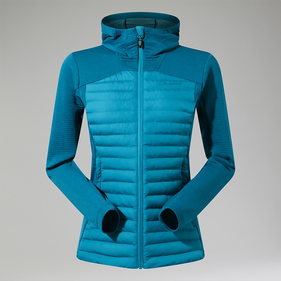 Women's Nula Hybrid Synthetic Insulated Jacket - Turquoise