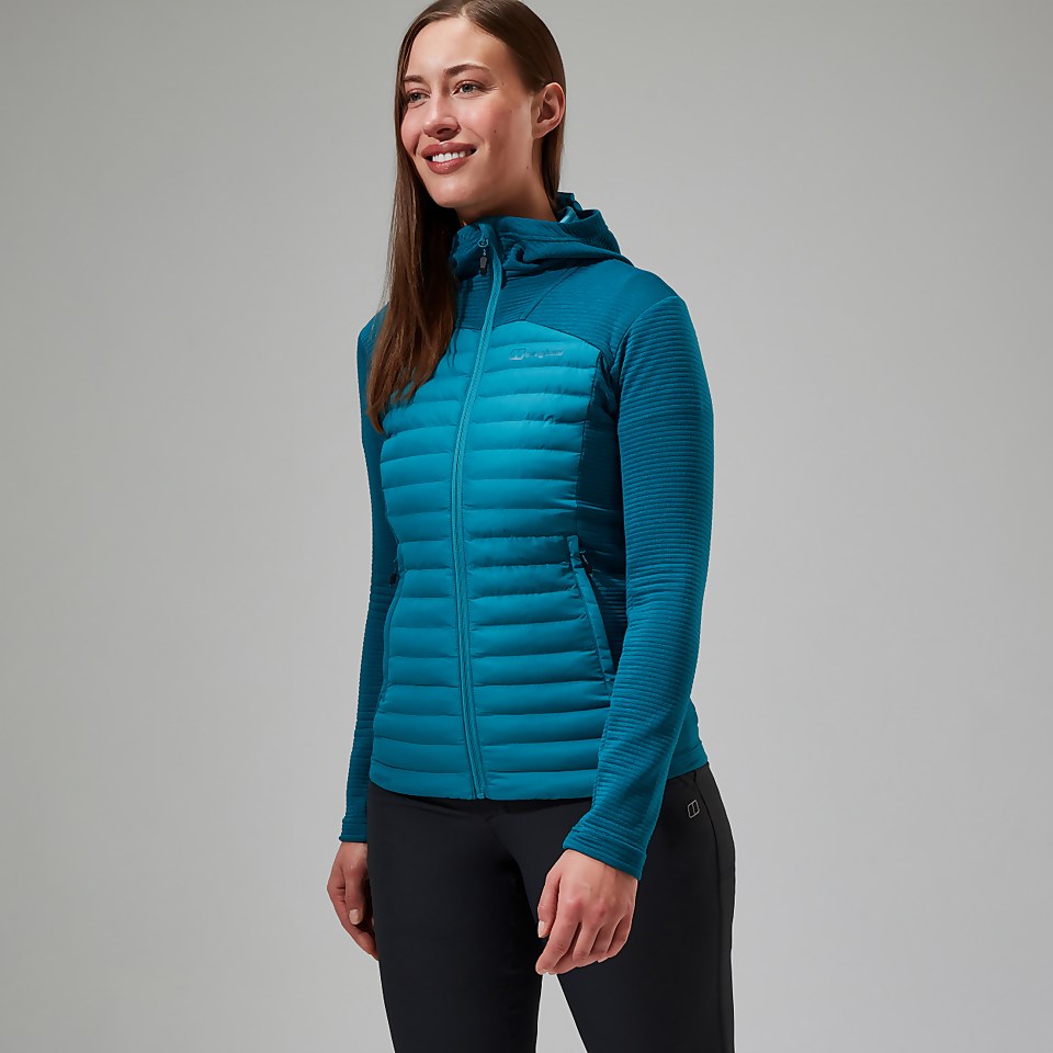 Women's Nula Hybrid Synthetic Insulated Jacket - Turquoise