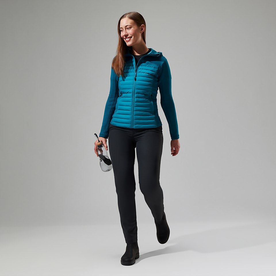 Women's Nula Hybrid Synthetic Insulated Jacket - Turquoise