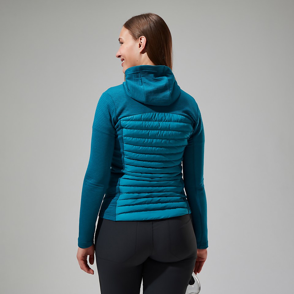 Women's Nula Hybrid Synthetic Insulated Jacket - Turquoise