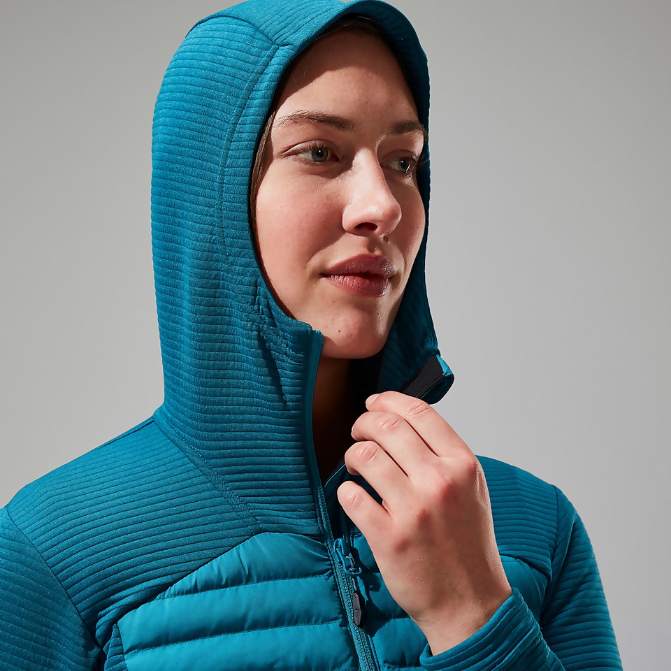 Women's Nula Hybrid Synthetic Insulated Jacket - Turquoise