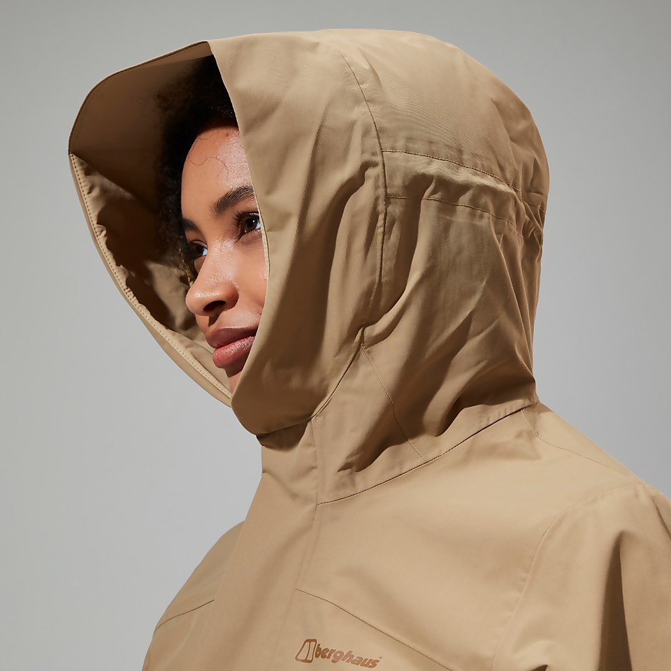 SwirlhoJacke für Damen - Naturfarben/Türkis/Rot