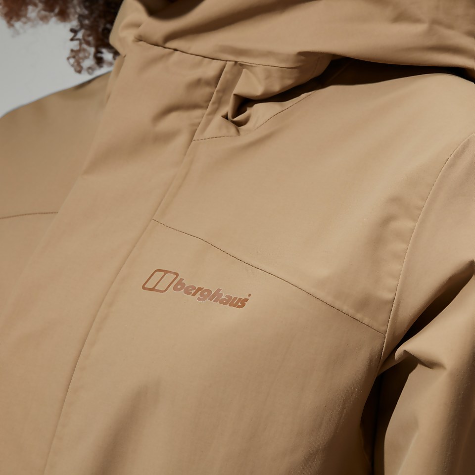 SwirlhoJacke für Damen - Naturfarben/Türkis/Rot