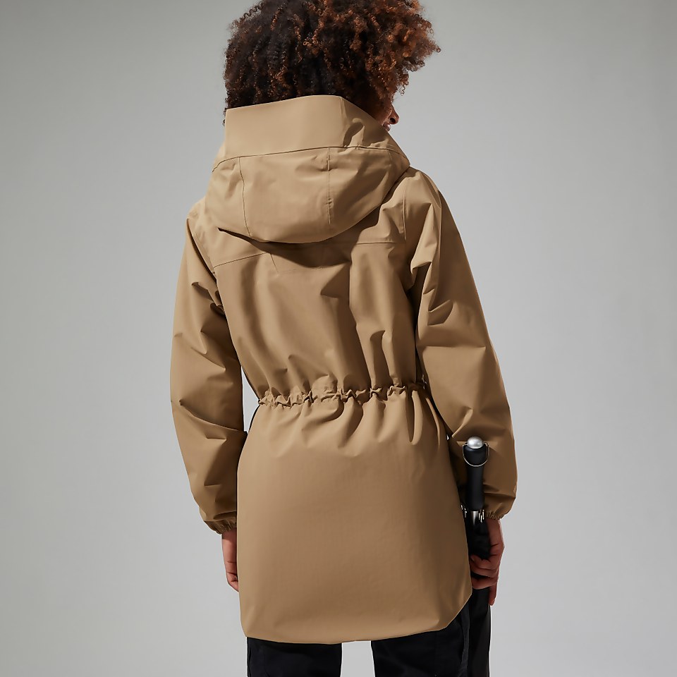 SwirlhoJacke für Damen - Naturfarben/Türkis/Rot
