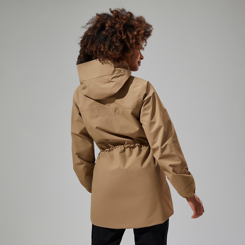 SwirlhoJacke für Damen - Naturfarben/Türkis/Rot