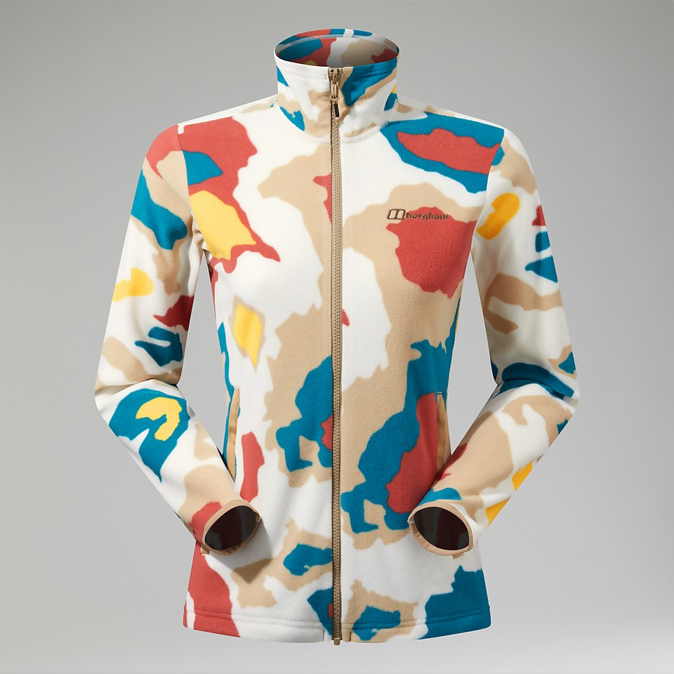 Women's Navala Fleece - Red/Yellow/Turquoise