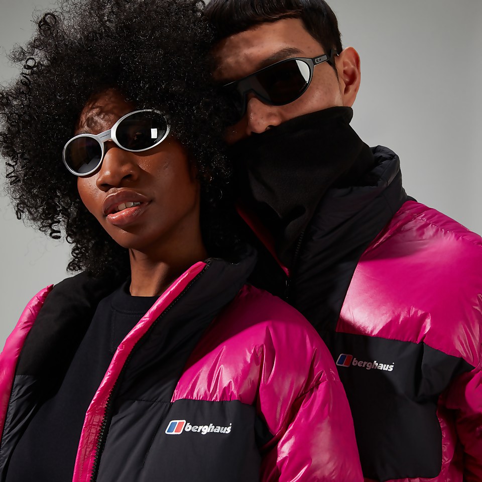 Unisex Arkos Reflect Down Insulated Jacket - Pink/Black
