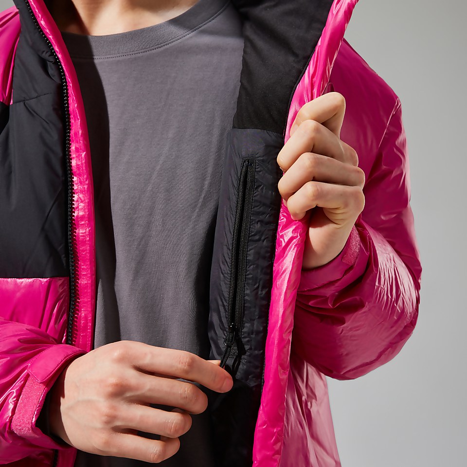 Unisex Arkos Reflect Down Insulated Jacket - Pink/Black