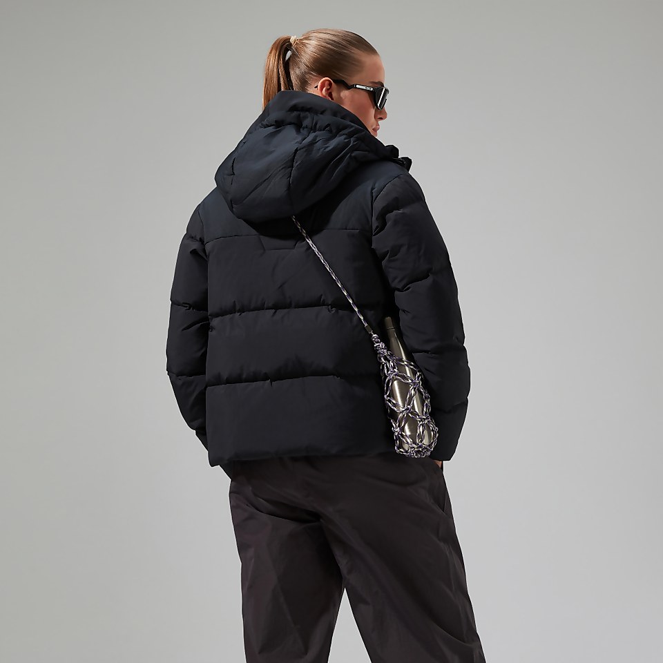 Women's Saffren Hooded Down Insulated Jacket - Black