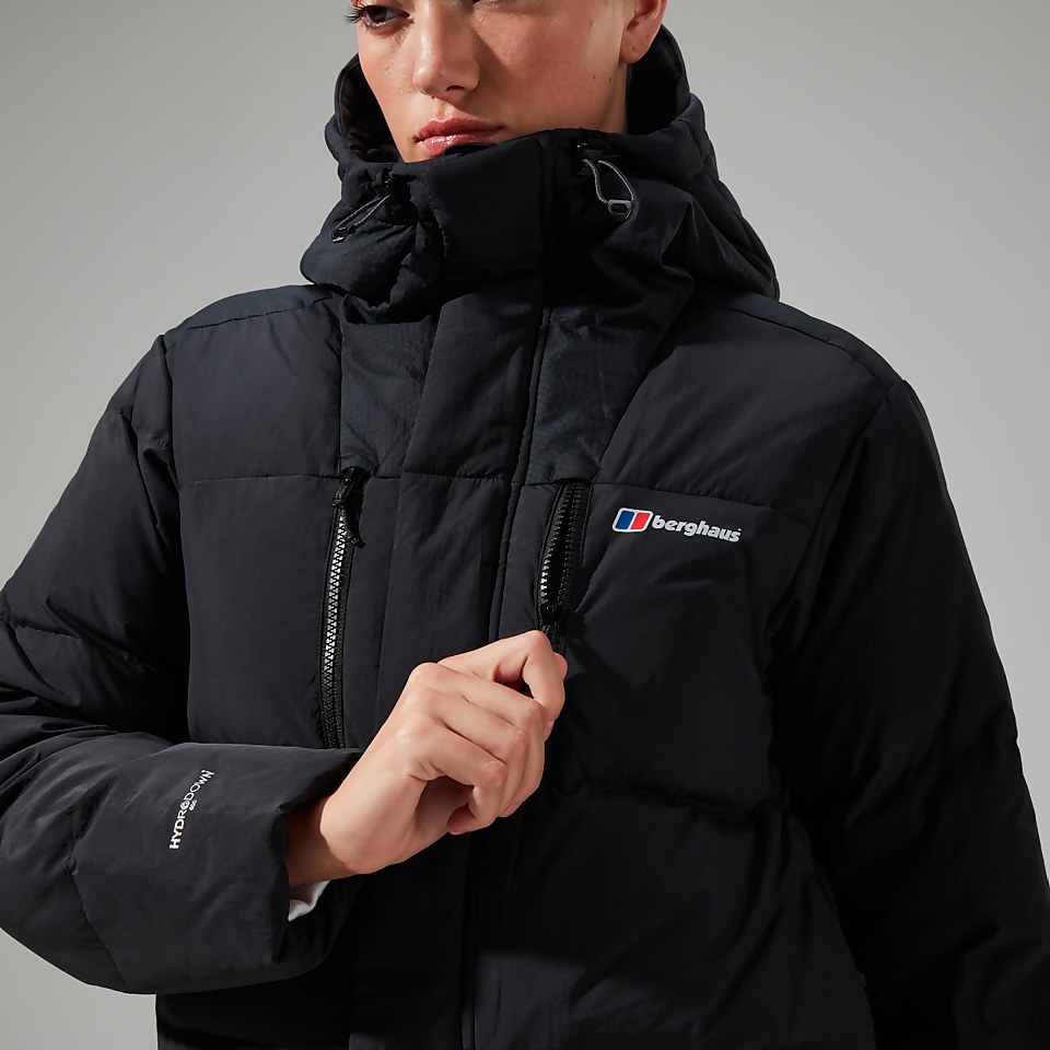Women's Saffren Hooded Down Insulated Jacket - Black