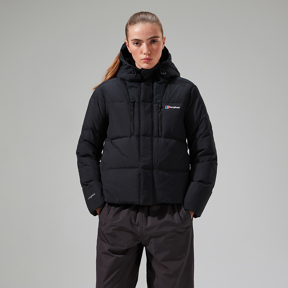 Women's Saffren Hooded Down Insulated Jacket - Black