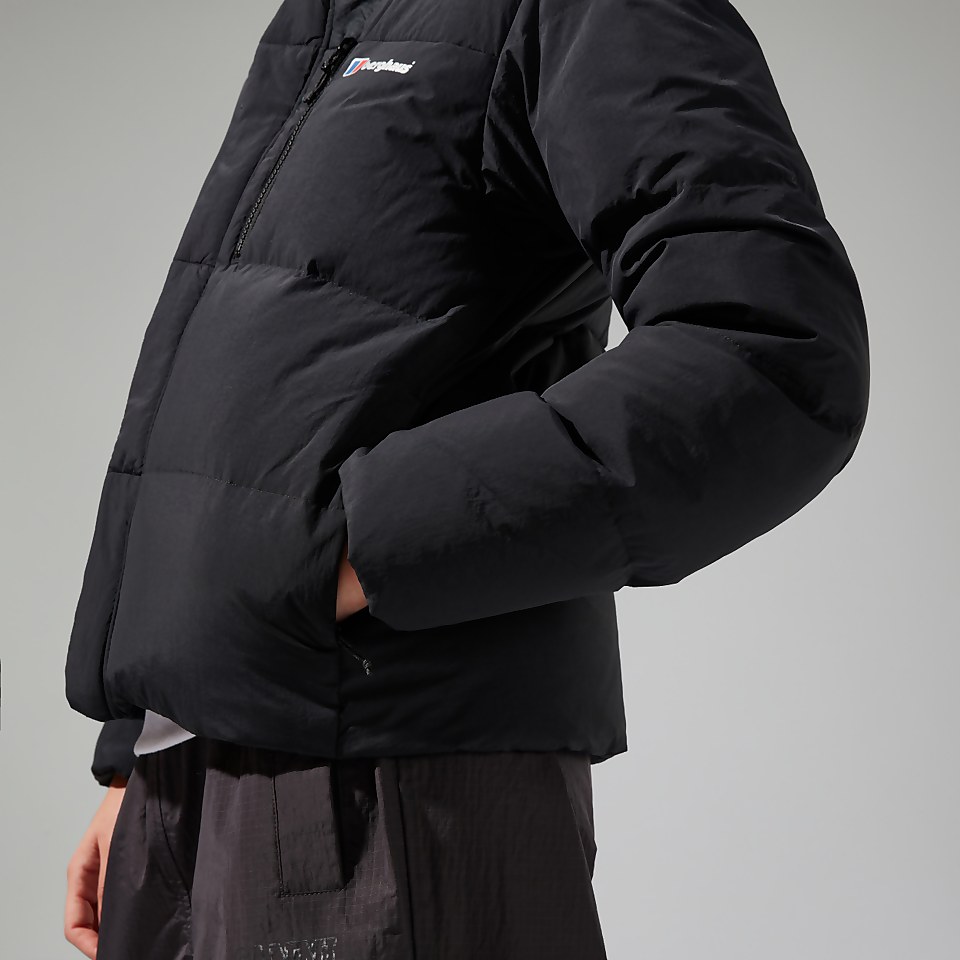 Women's Saffren Hooded Down Insulated Jacket - Black