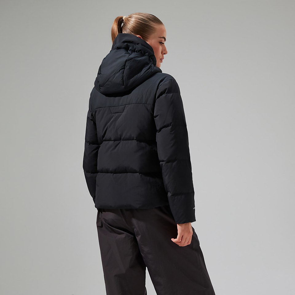 Women's Saffren Hooded Down Insulated Jacket - Black