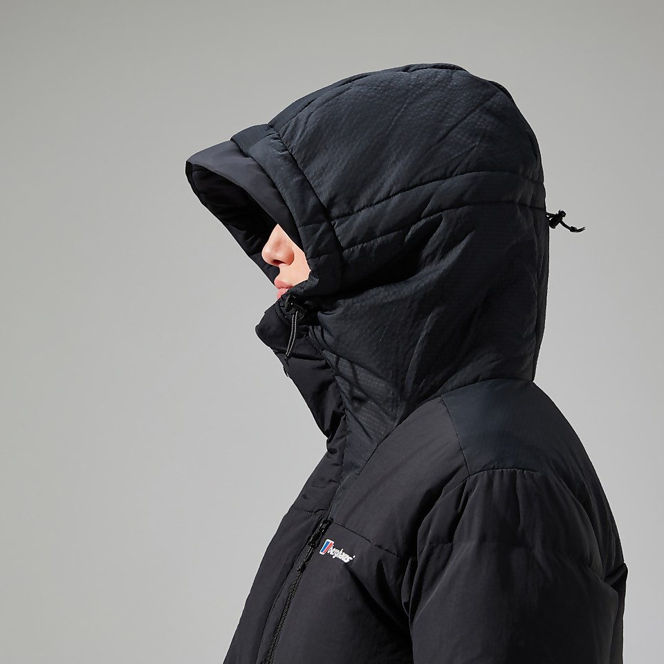 Women's Saffren Hooded Down Insulated Jacket - Black
