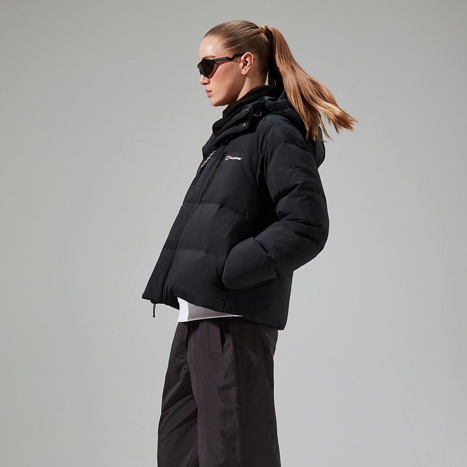 Women's Saffren Hooded Down Insulated Jacket - Black