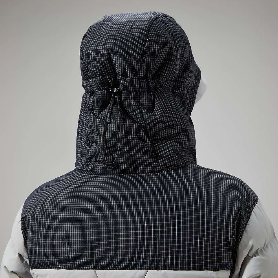 Women's Saffren Hooded Down Insulated Jacket - Grey/Black