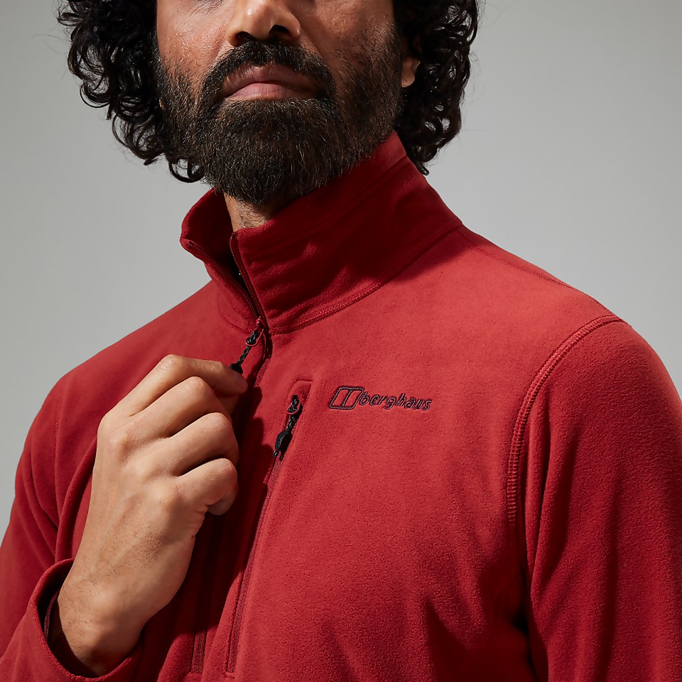Men's Prism Micro Half Zip Polartec® Fleece - Red