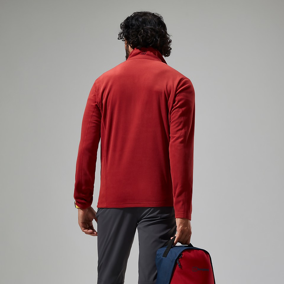 Men's Prism Micro Half Zip Polartec® Fleece - Red
