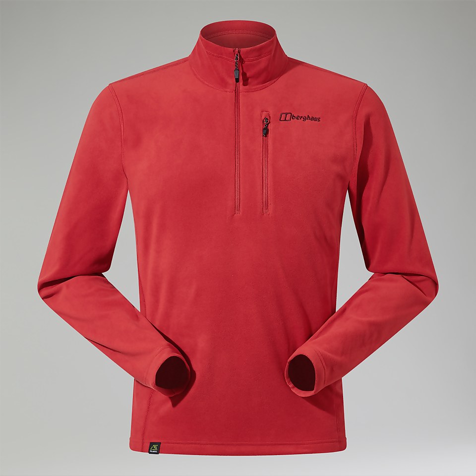 Men's Prism Micro Half Zip Polartec® Fleece - Red