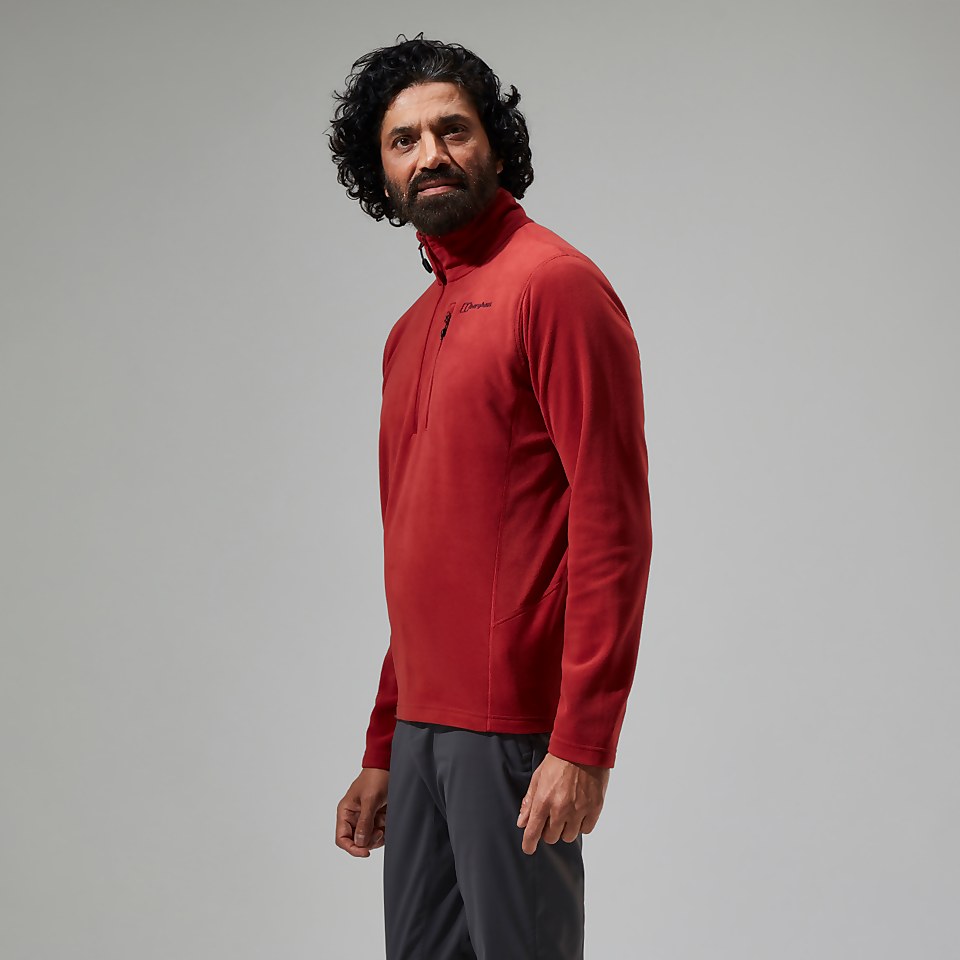 Men's Prism Micro Half Zip Polartec® Fleece - Red