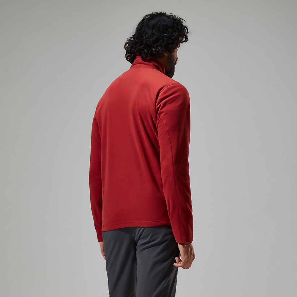 Men's Prism Micro Half Zip Polartec® Fleece - Red