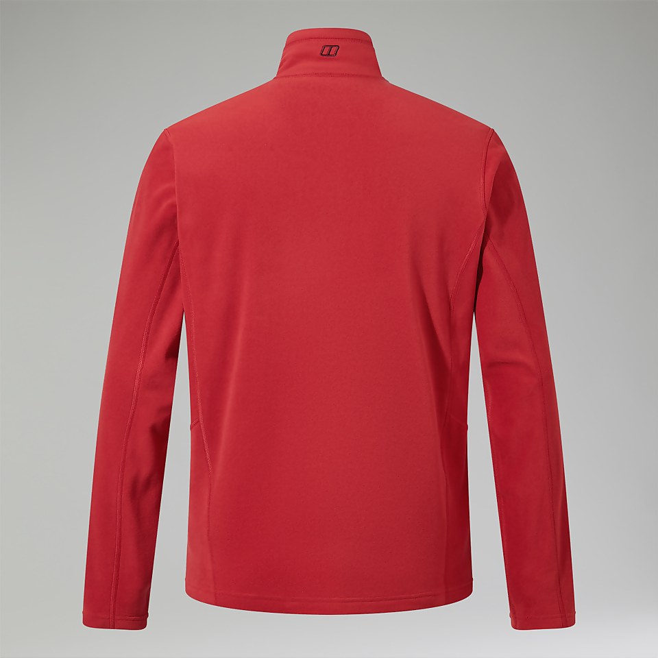 Men's Prism Micro Half Zip Polartec® Fleece - Red