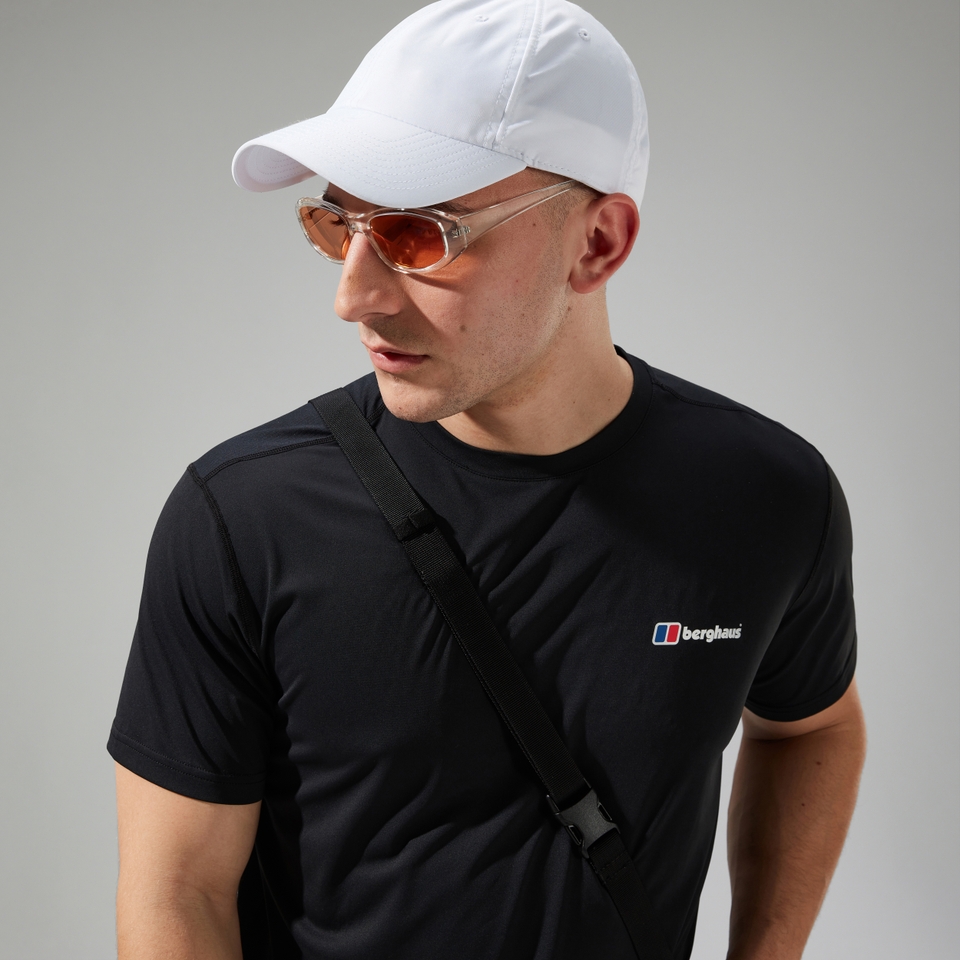 Wayside Funktions-T-Shirt für Herren Schwarz