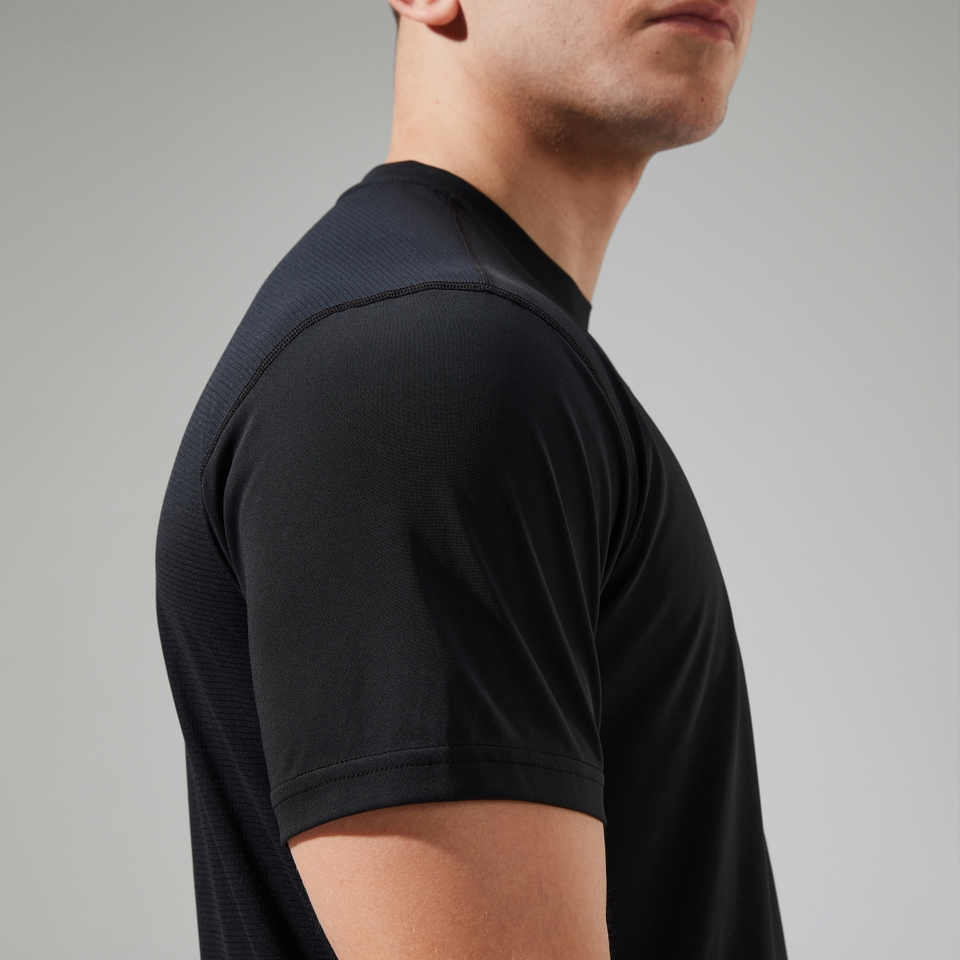 Wayside Funktions-T-Shirt für Herren Schwarz