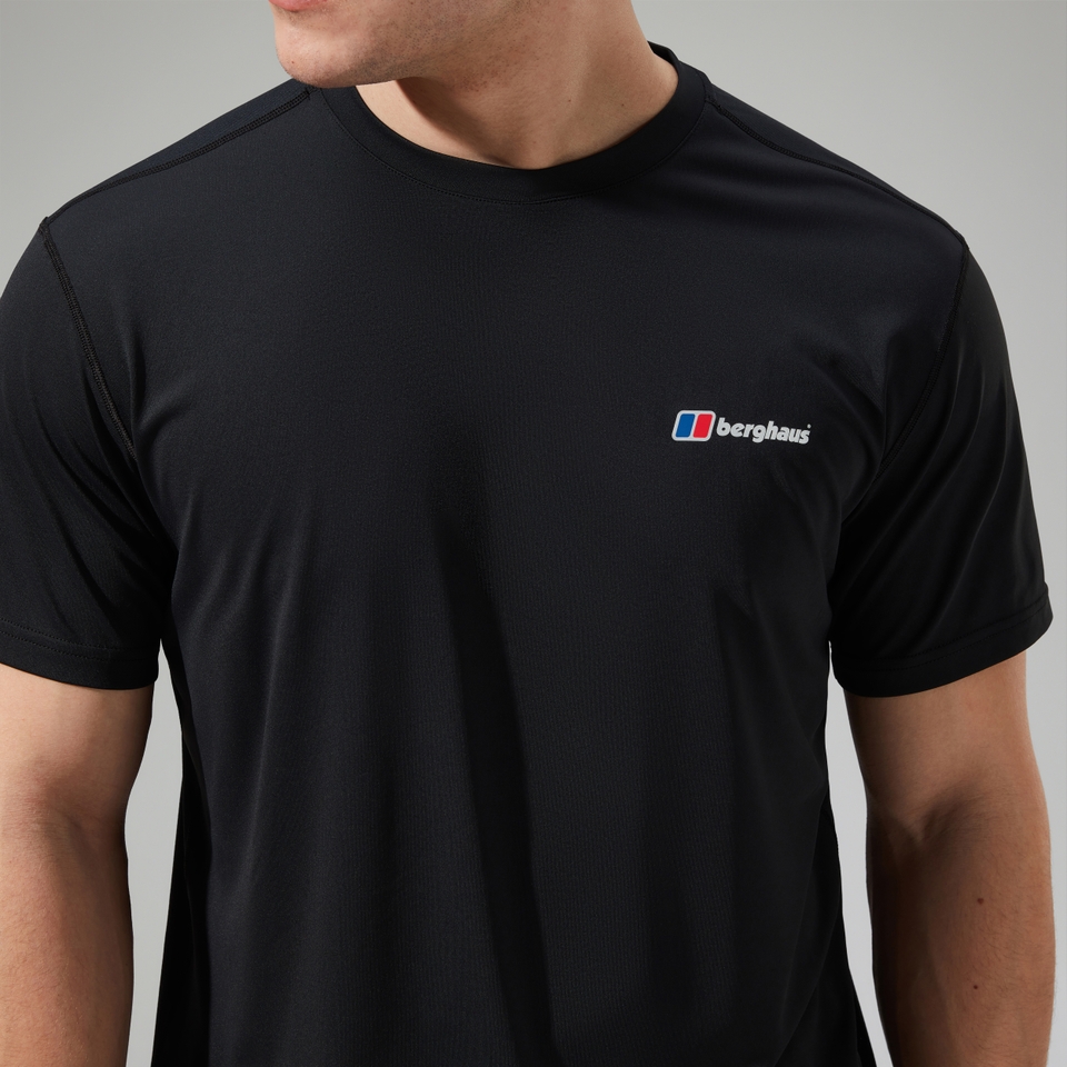 Wayside Funktions-T-Shirt für Herren Schwarz