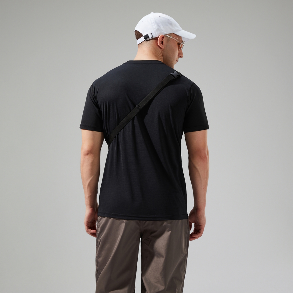 Wayside Funktions-T-Shirt für Herren Schwarz