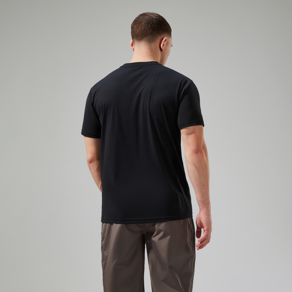 Wayside Funktions-T-Shirt für Herren Schwarz