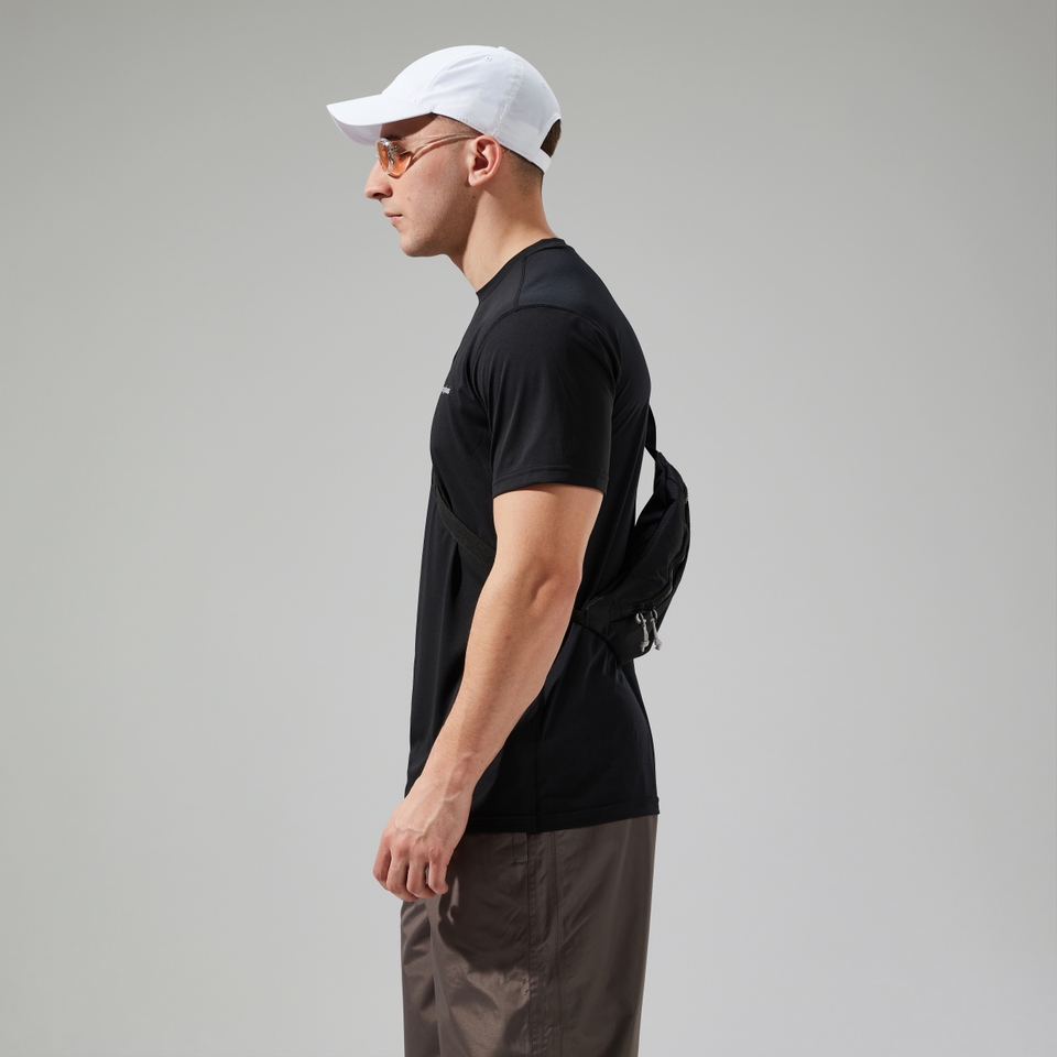 Wayside Funktions-T-Shirt für Herren Schwarz