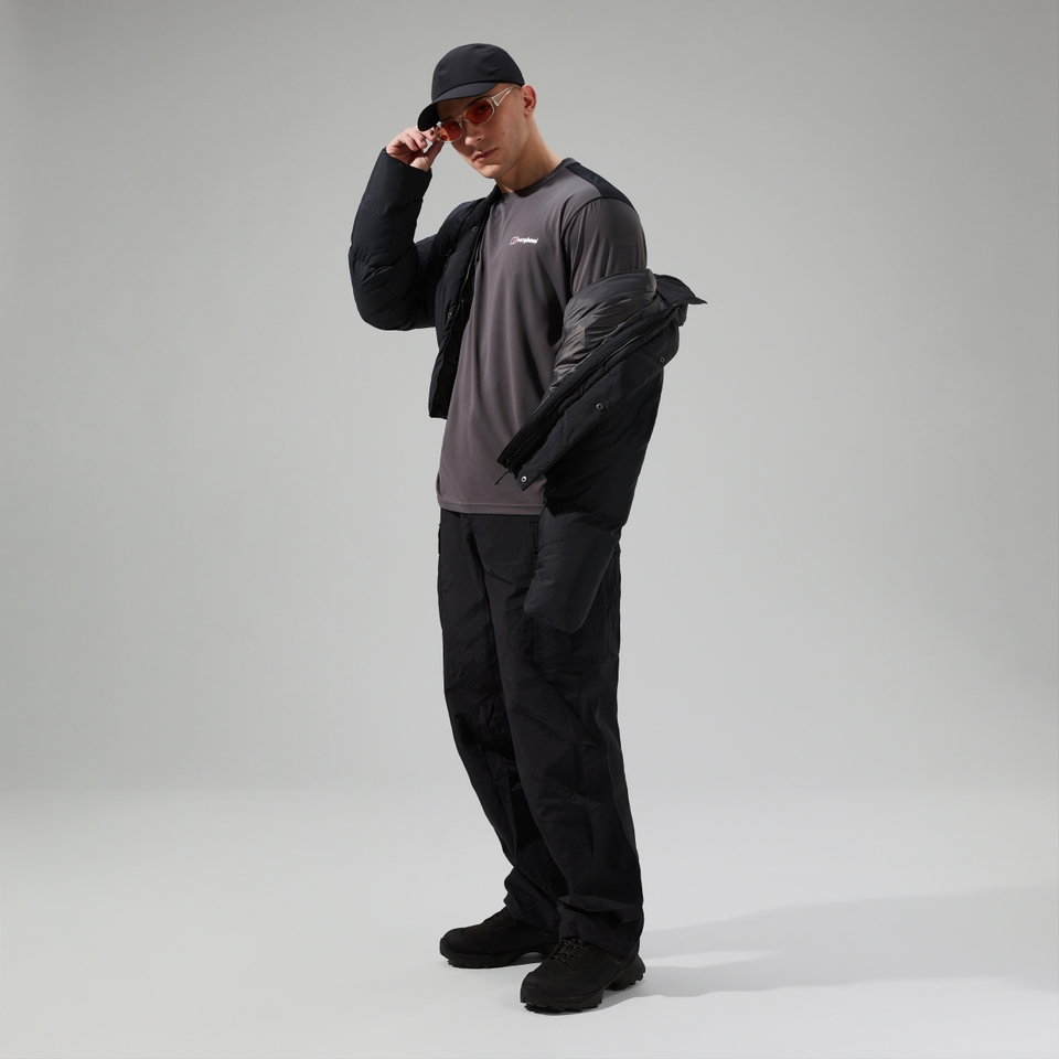 Men's Wayside Short Sleeve Tech Tee Grey/Black