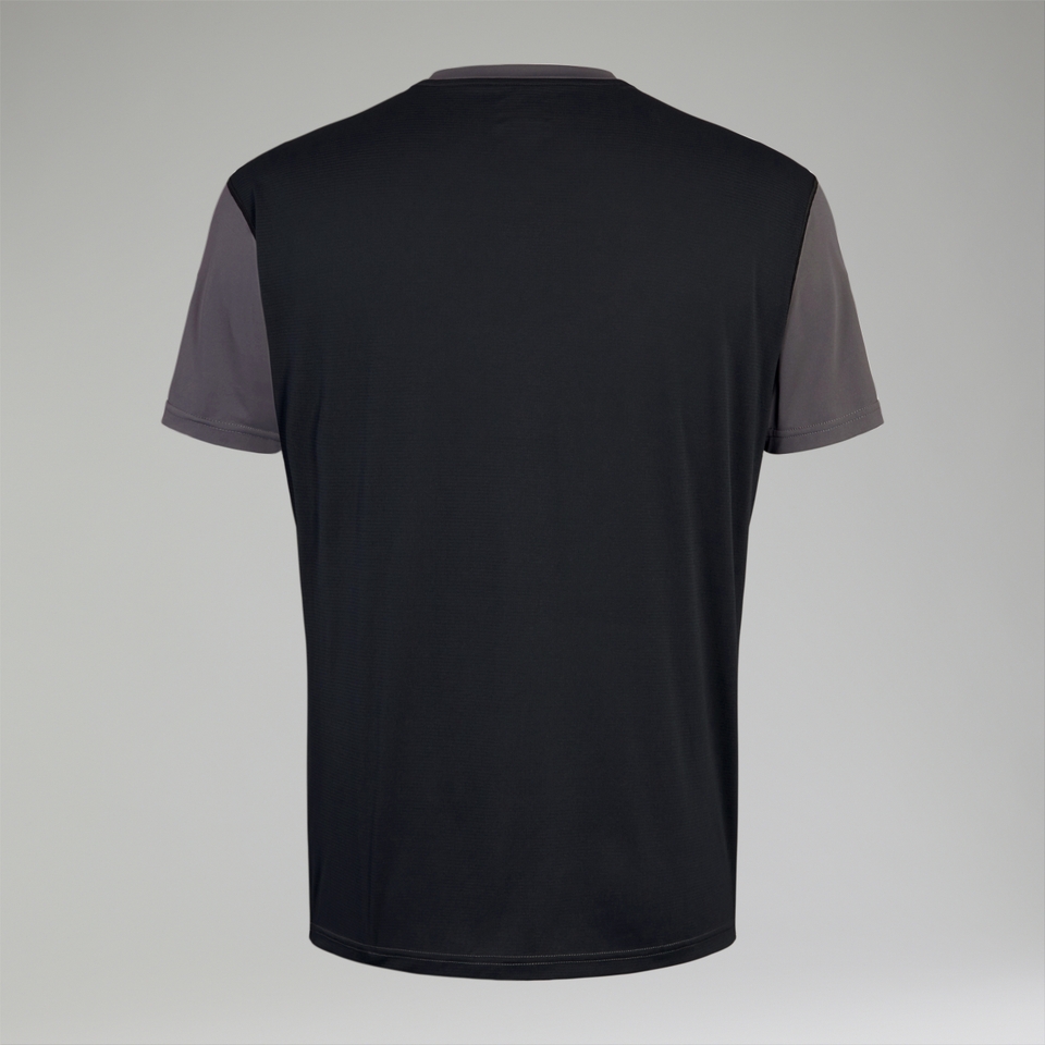 Men's Wayside Short Sleeve Tech Tee Grey/Black