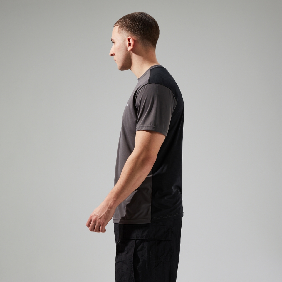 Men's Wayside Short Sleeve Tech Tee Grey/Black