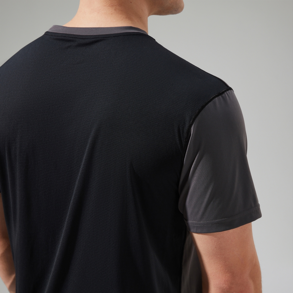 Men's Wayside Short Sleeve Tech Tee Grey/Black