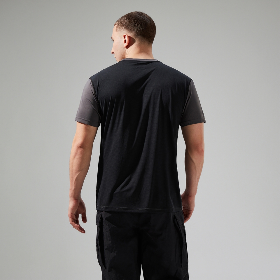 Men's Wayside Short Sleeve Tech Tee Grey/Black