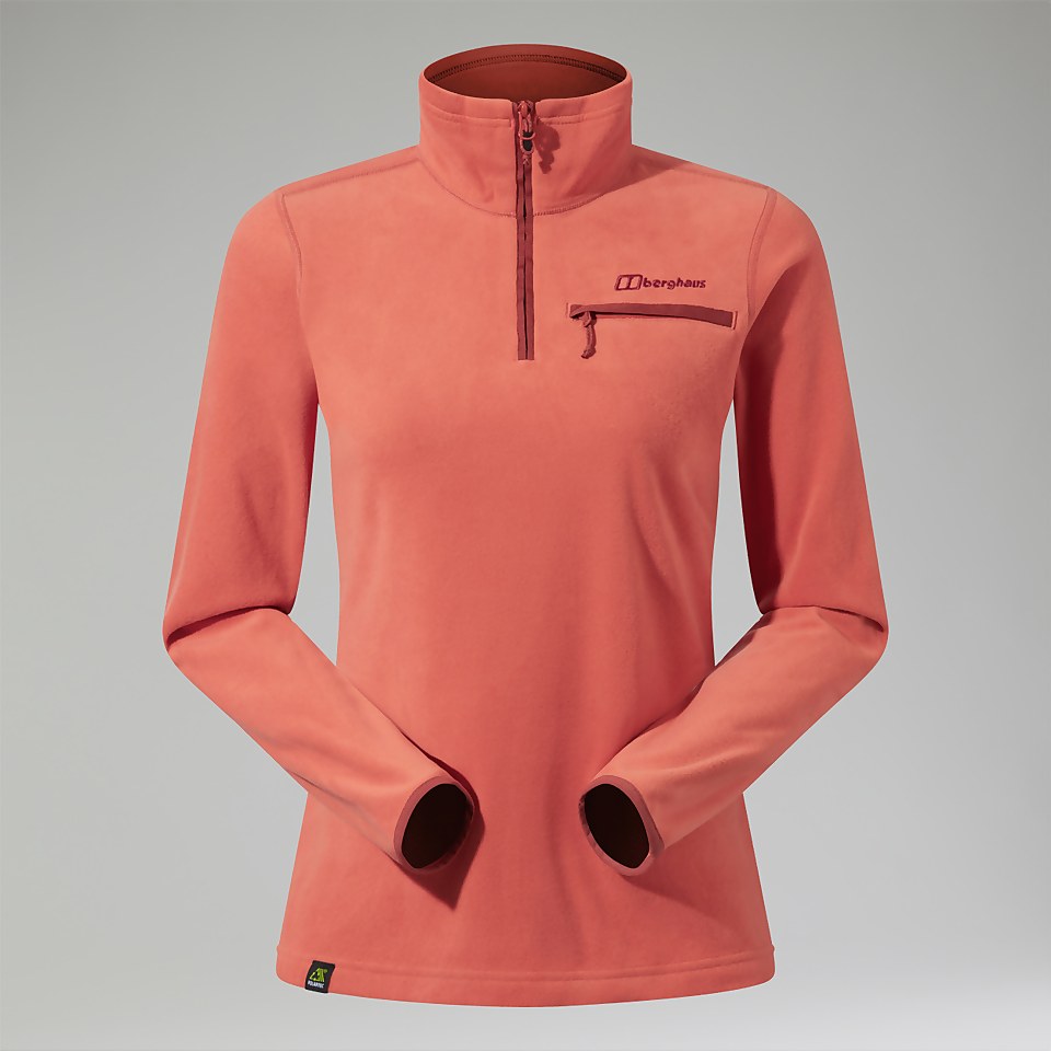 Prism 2.0 Micro Half Zip Fleece für Damen - Rot