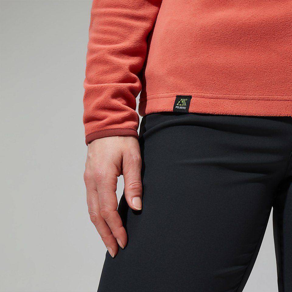 Prism 2.0 Micro Half Zip Fleece für Damen - Rot