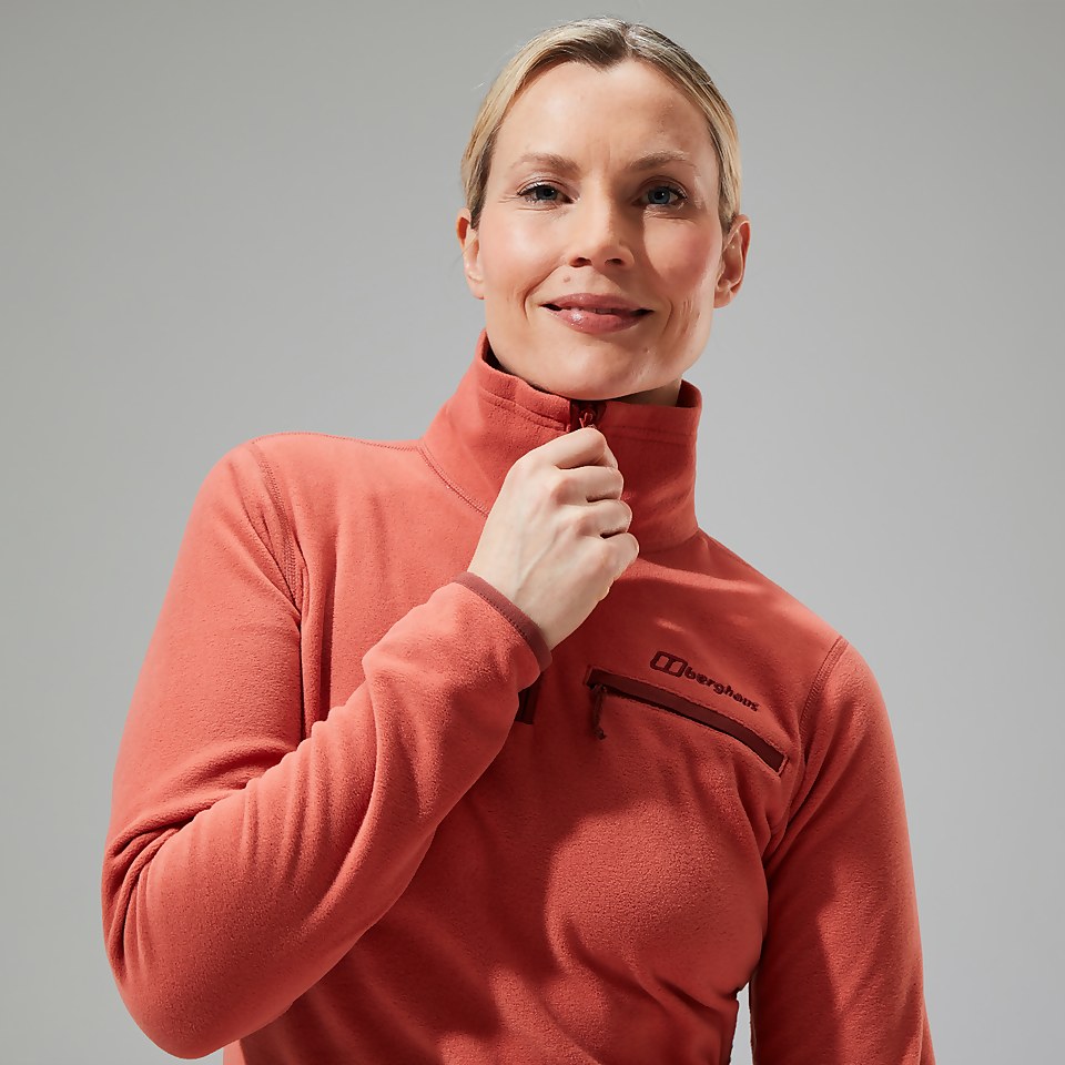 Prism 2.0 Micro Half Zip Fleece für Damen - Rot