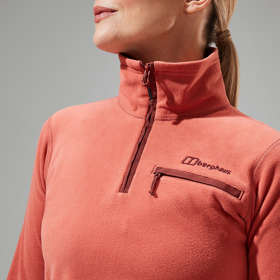 Prism 2.0 Micro Half Zip Fleece für Damen - Rot