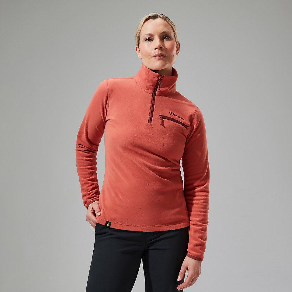 Prism 2.0 Micro Half Zip Fleece für Damen - Rot
