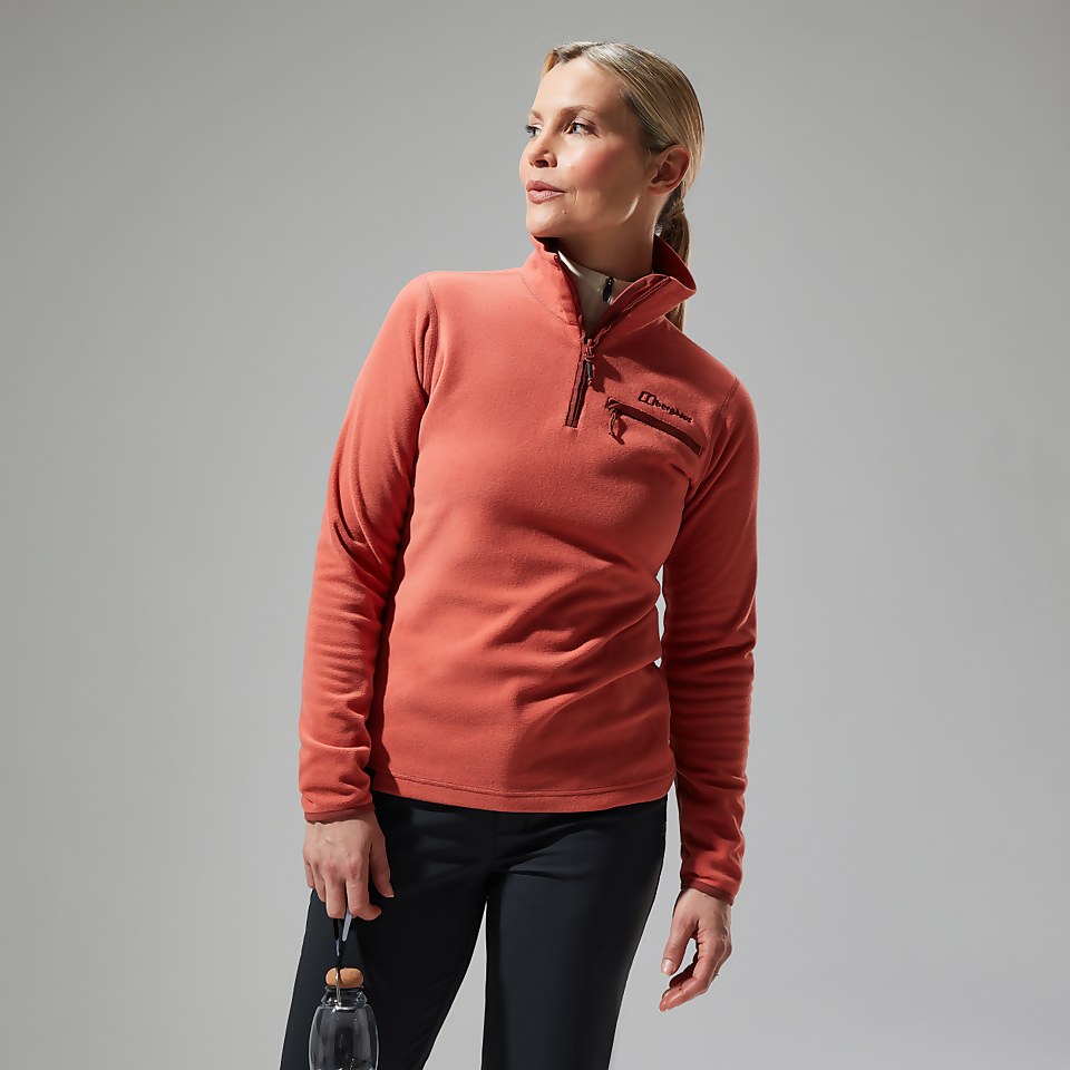 Prism 2.0 Micro Half Zip Fleece für Damen - Rot