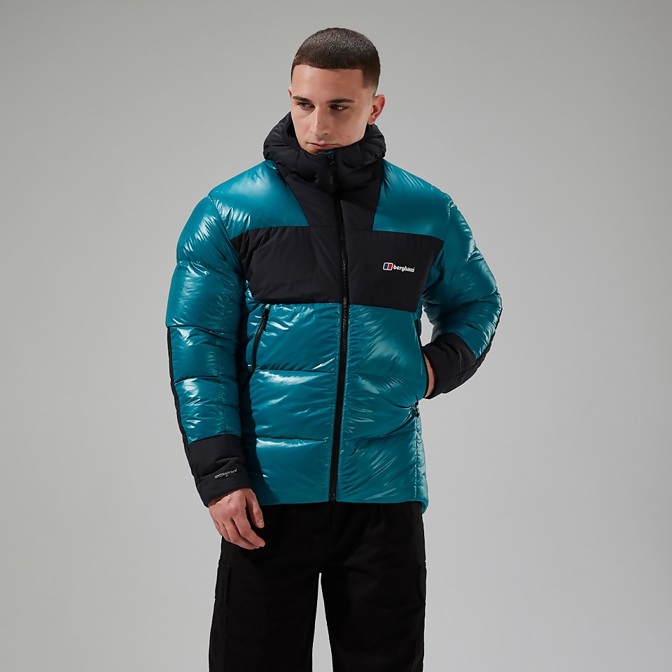 Men's URB Arkos Reflect Down Insulated Jacket - Turquoise - Black