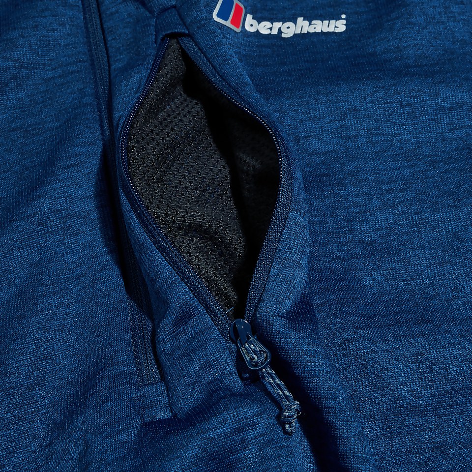 Men's URB Spitzer Half Zip Fleece - Turquoise/Blue