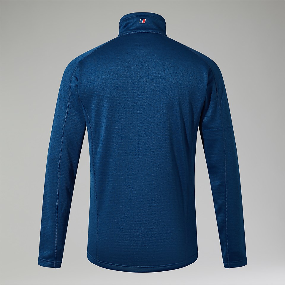 Men's URB Spitzer Half Zip Fleece - Turquoise/Blue