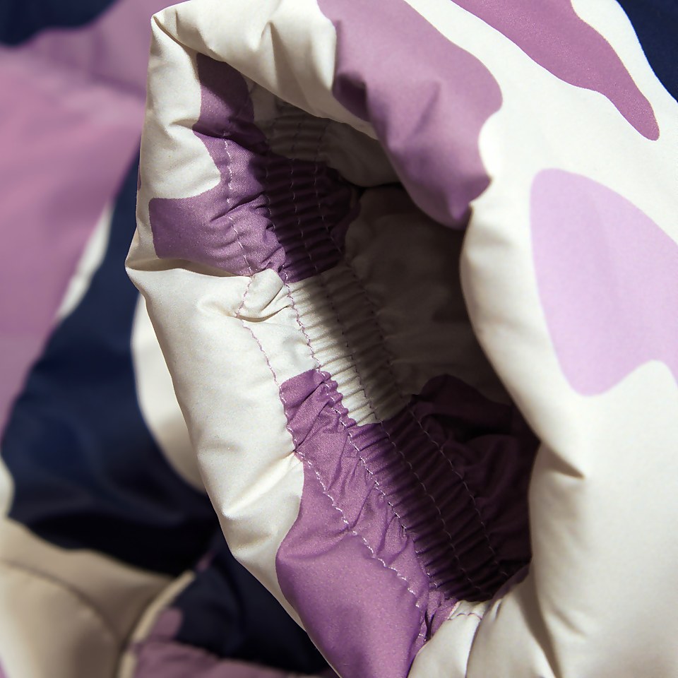 Combust Reflect Lange Jacke für Damen - Naturfarben/Lila