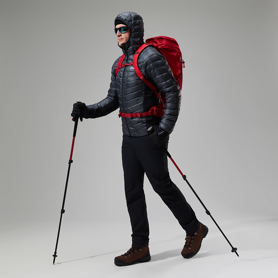 Tephra Stretch Reflect 2.0 Hoodie für Herren - Grau/Schwarz